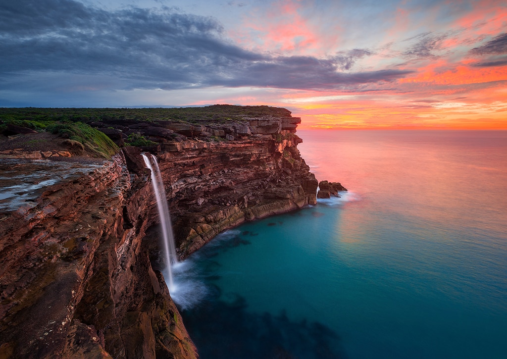 Curracurrong Falls and Eagle Rock, Royal National Park, Sydney, New South Wales