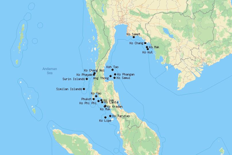 Thai-islands-map