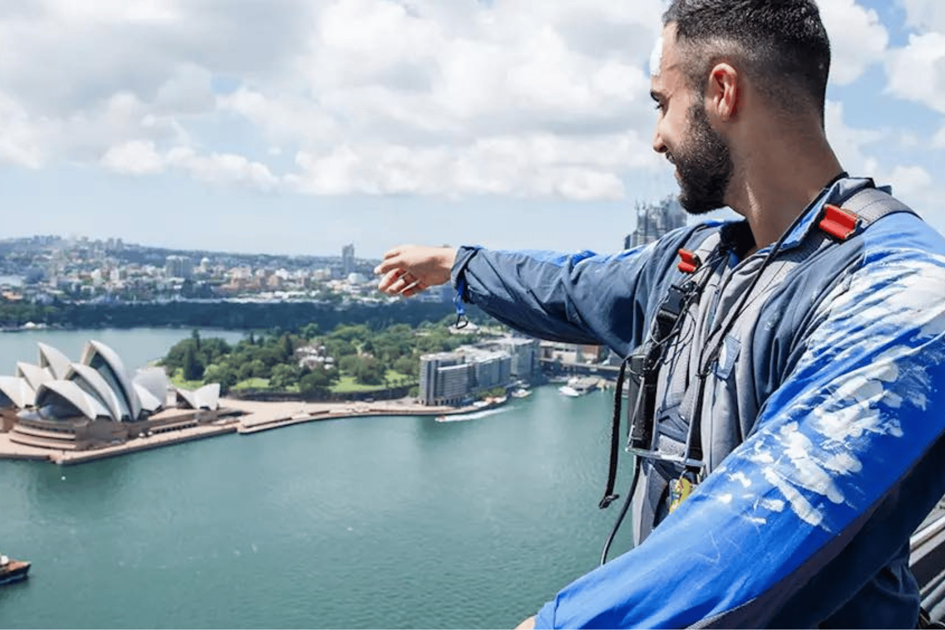 Sydney harbour climb