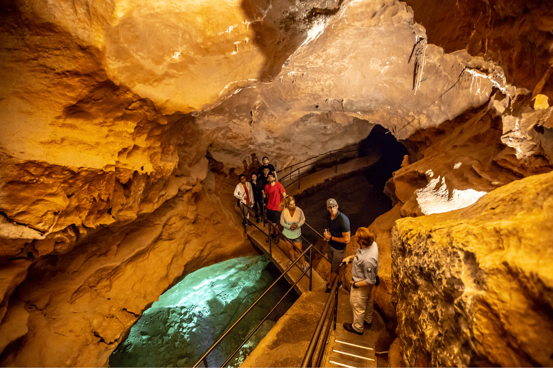 caving blue mountain