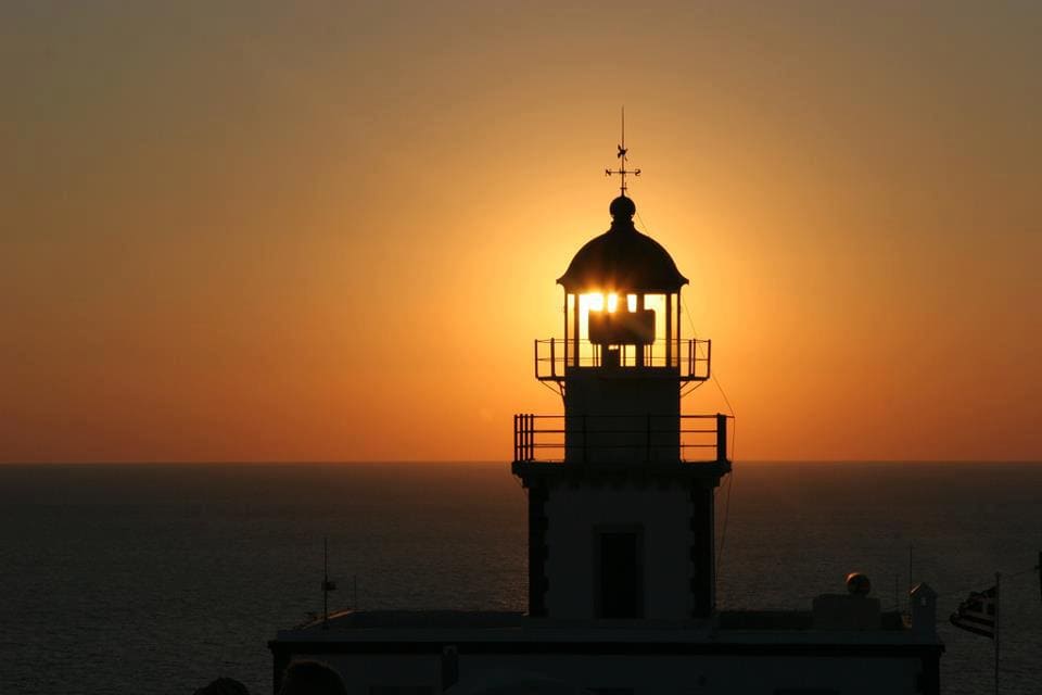 Greece Akotiri Lighthouse Lighthouse