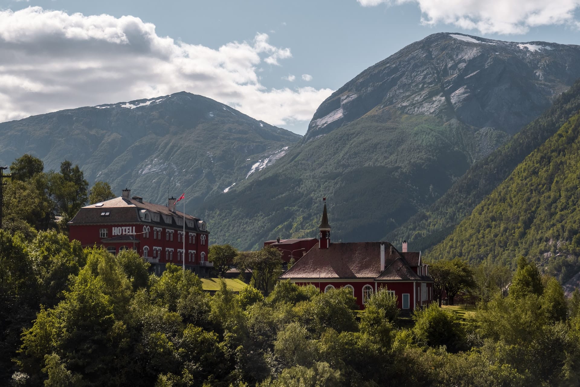 Hotel Norwegian fjord