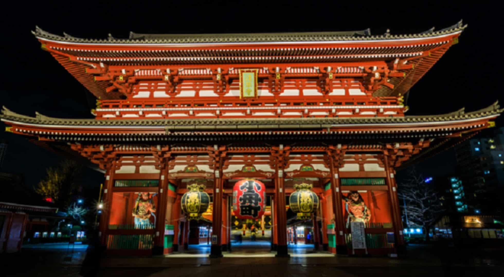 SensojiTemple Tokyo Nightlife is also spiritual