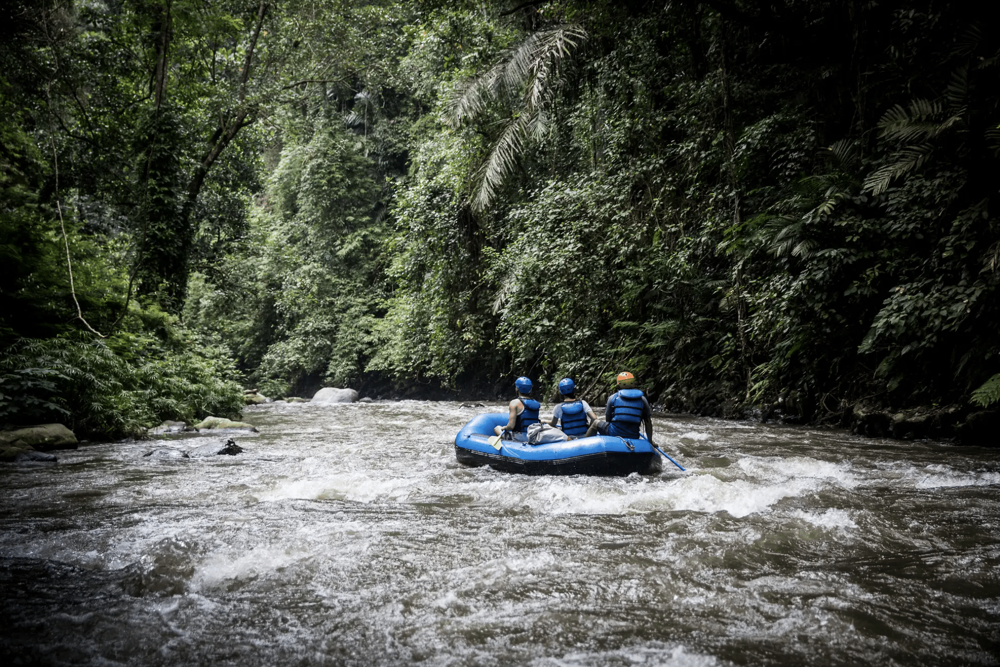 Club Med Bali white water rafting