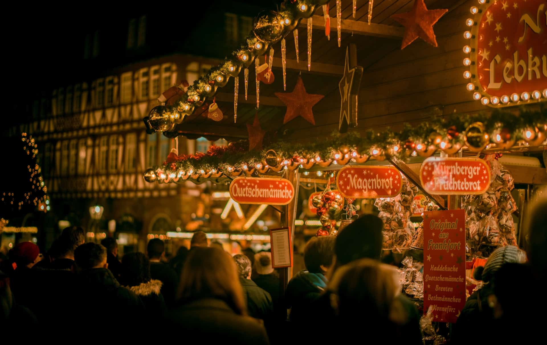 gingerbread booth Frankfurt christmas