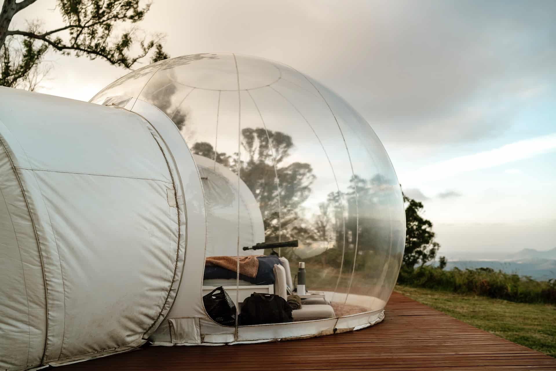 stargazing dome glamping