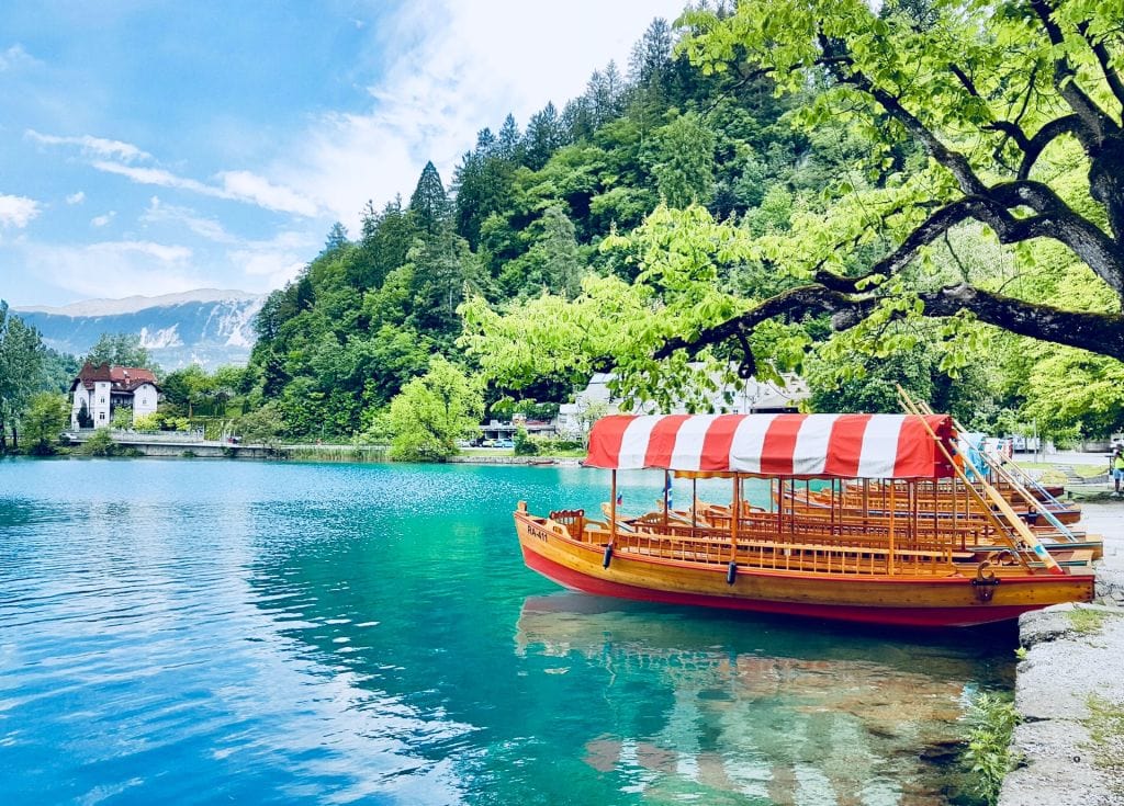 Pletna Boat at Lake Bled