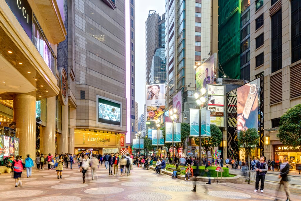 hong kong mall times square