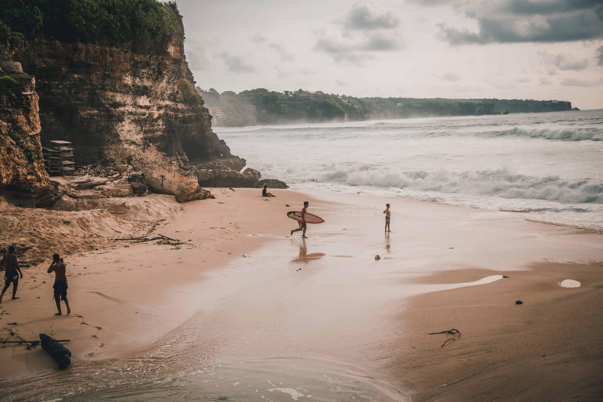 surfing in Bali