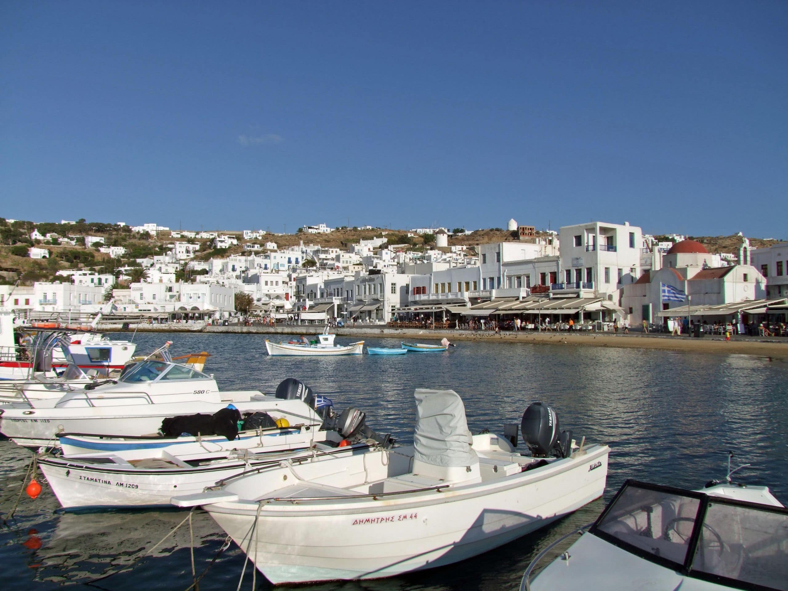 Mykonos boats