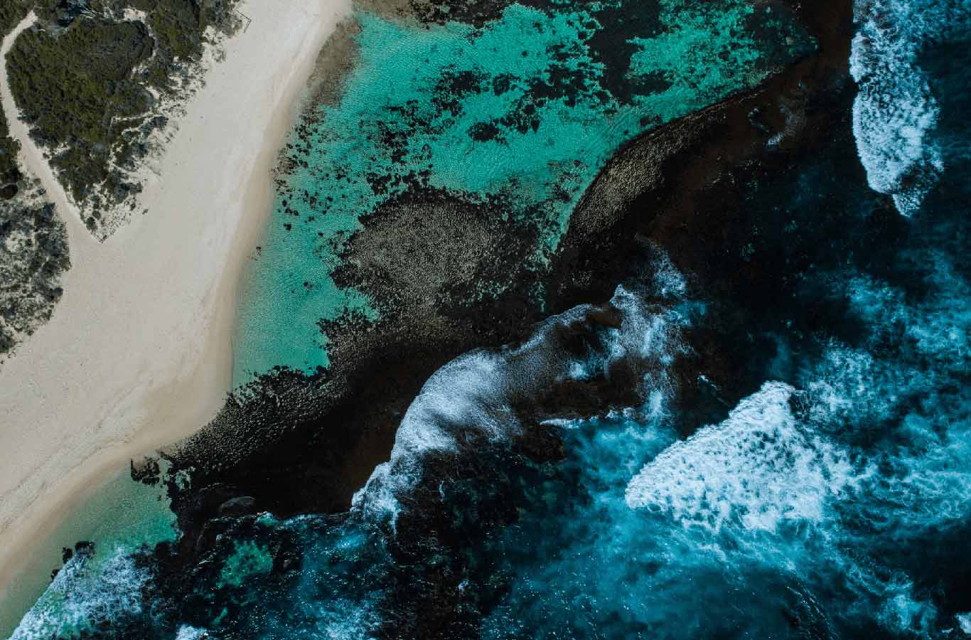Yallingup aerial waves Yallingup aerial waves