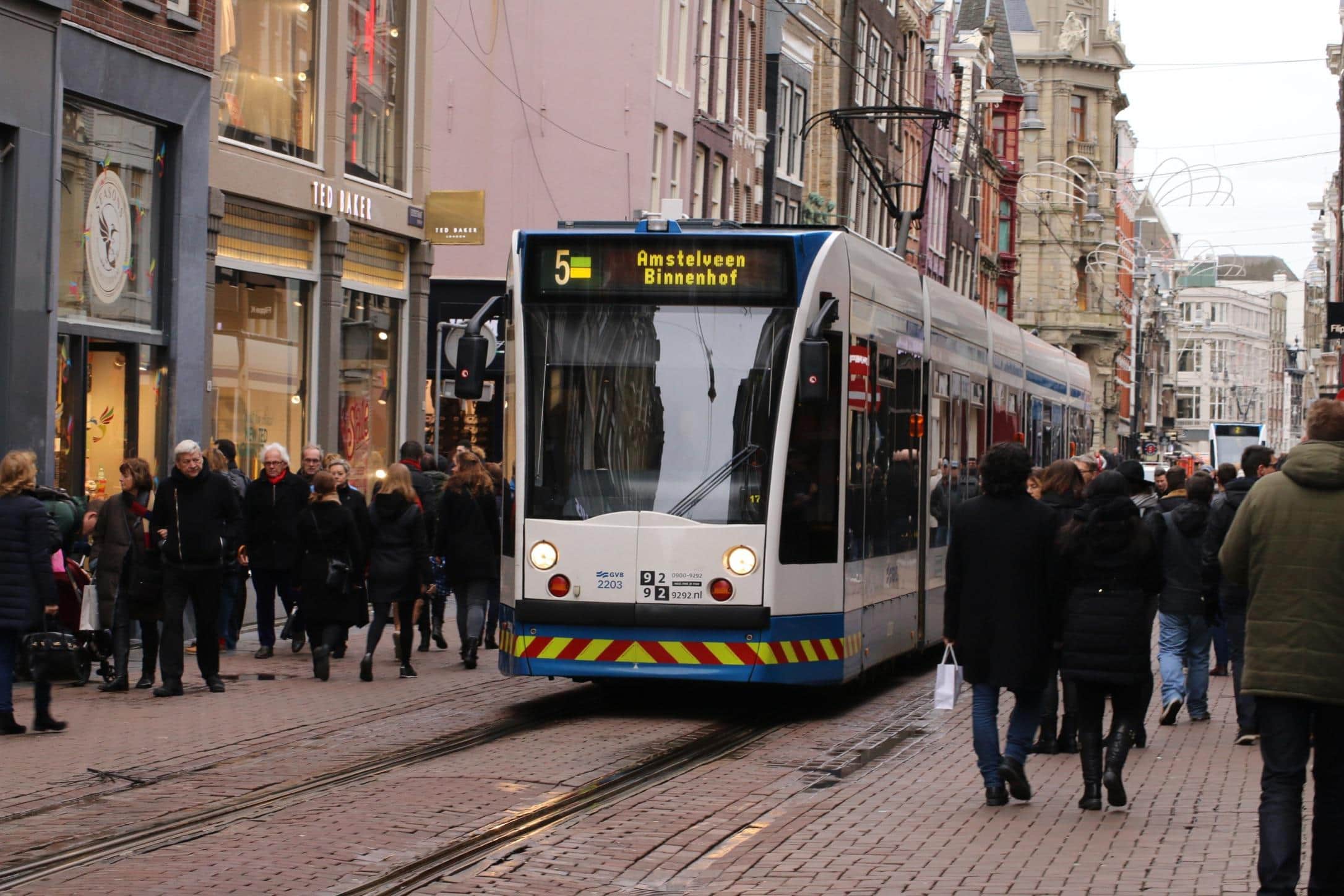 amsterdam tram Gerard De Mooij via