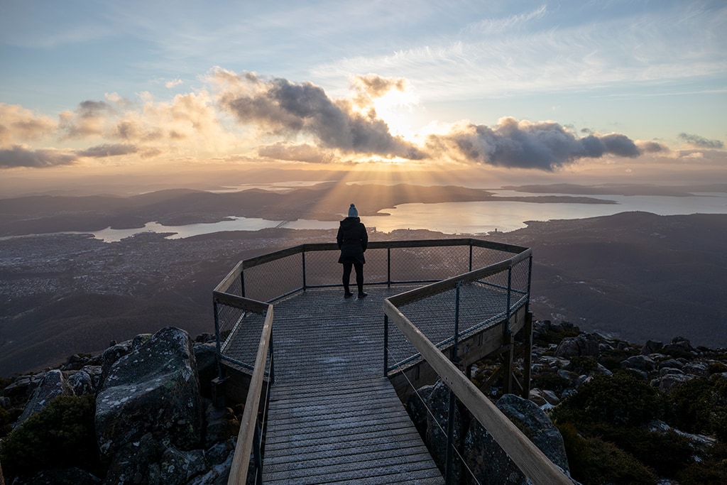 australia-tasmania-hobart-mount-wellington