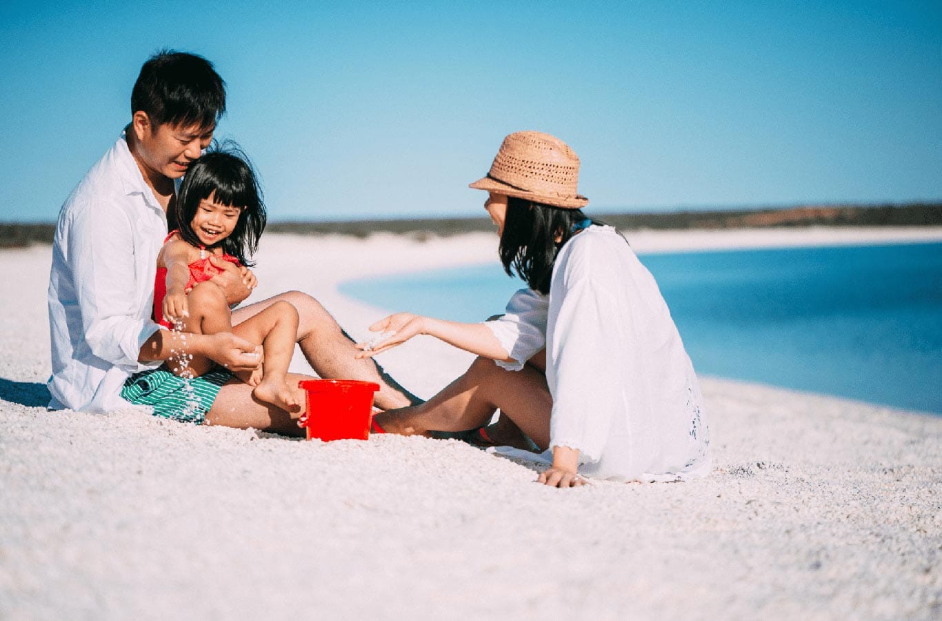 family shell beach