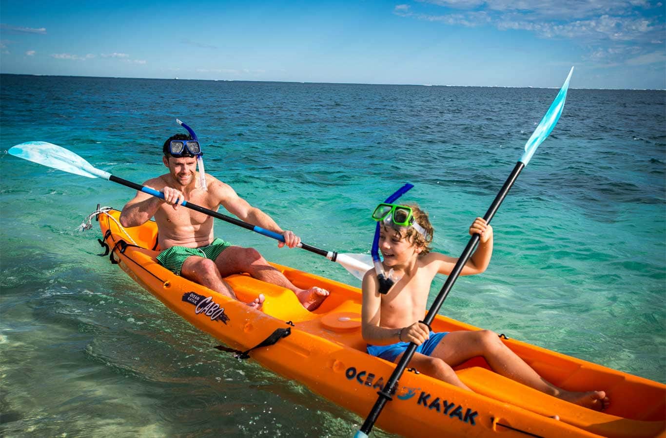 familykayak Coral Bay