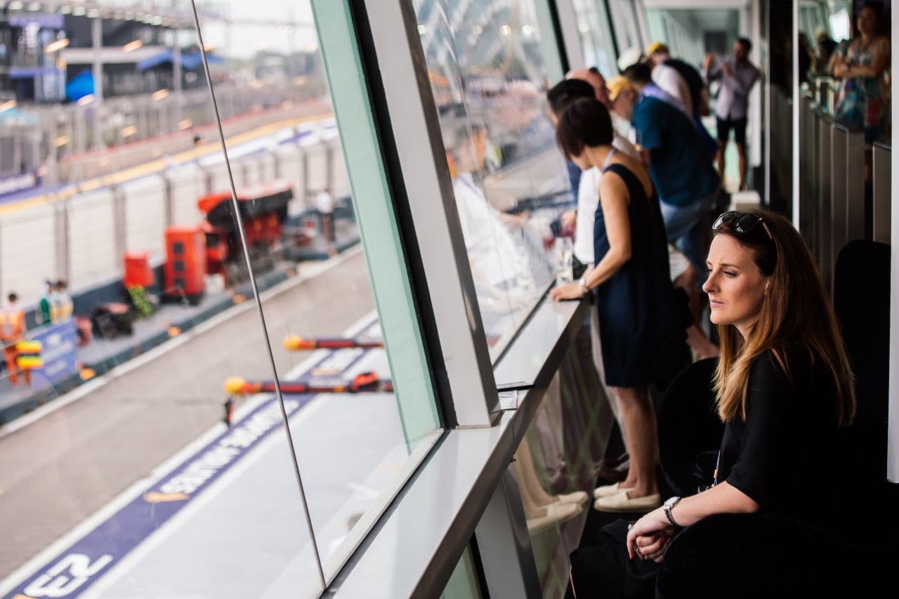 6. Watch the race from the comfort of the air conditioned suite