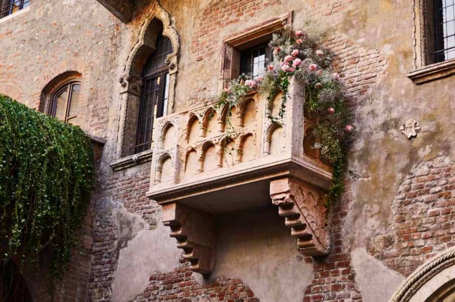 Verona Italy Verona is the birthplace of Romeo and Juliet