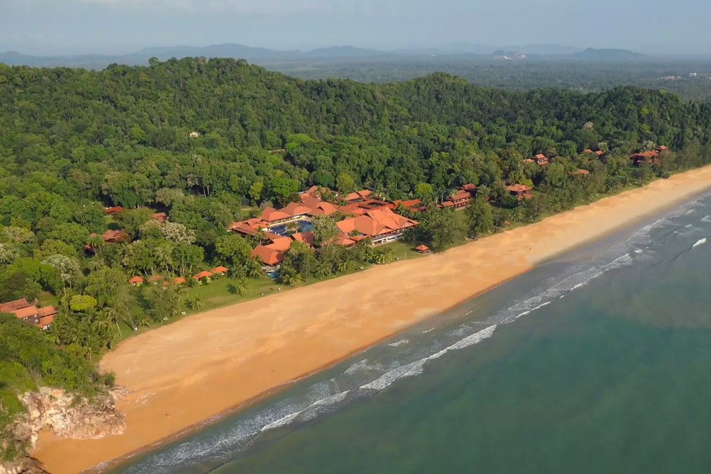 malaysia club med cherating aerial