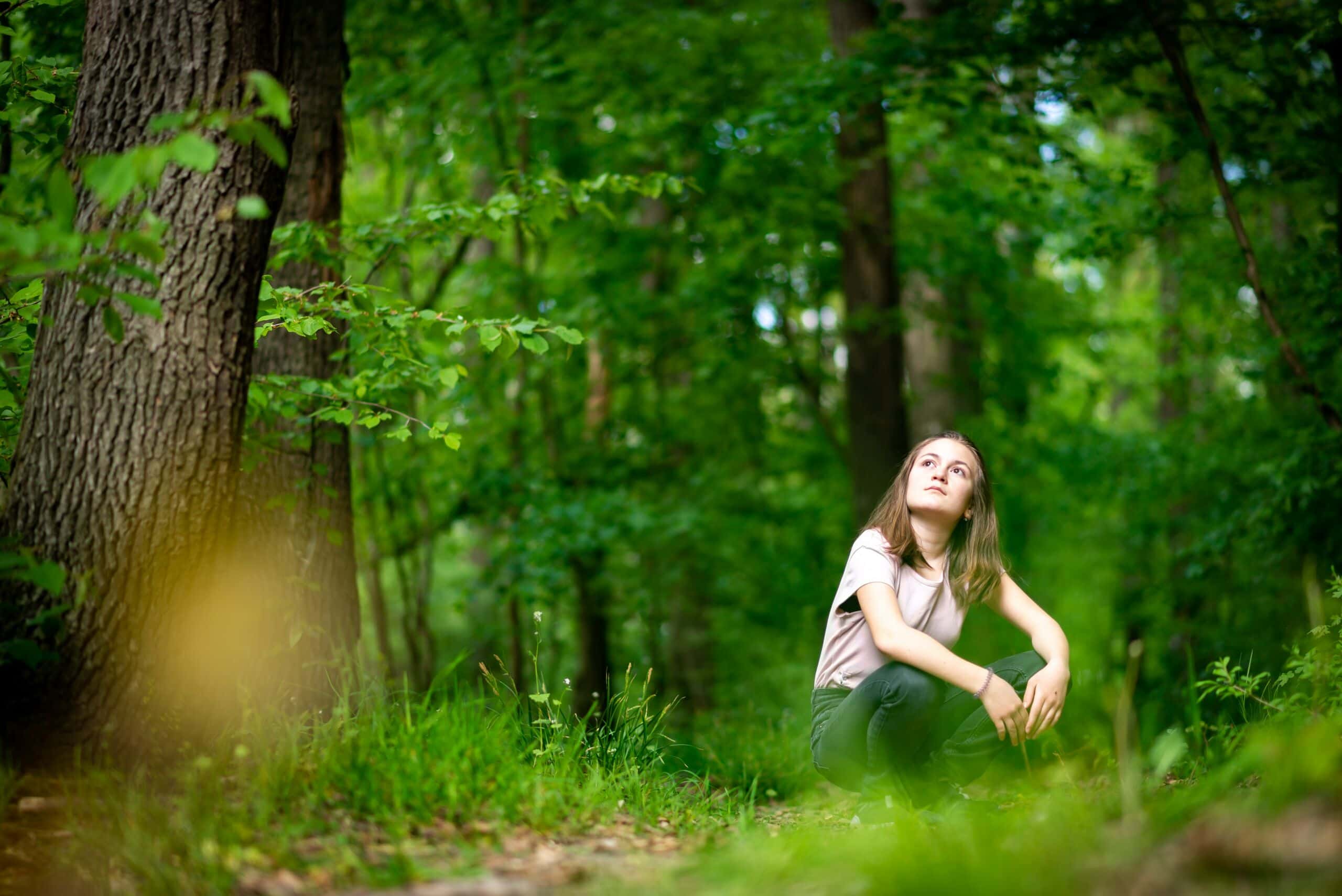 Forest bathing in japan