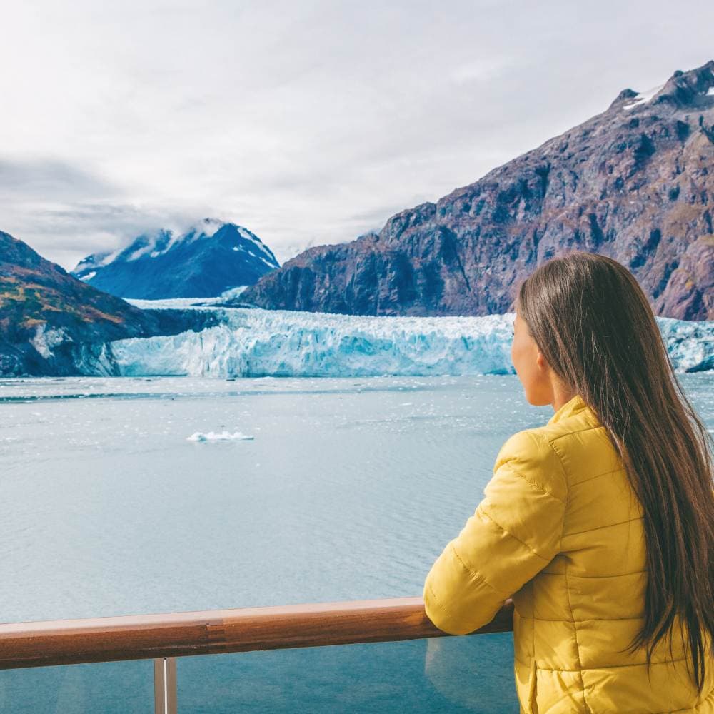 Peace Boat Round the World Alaska Glacier