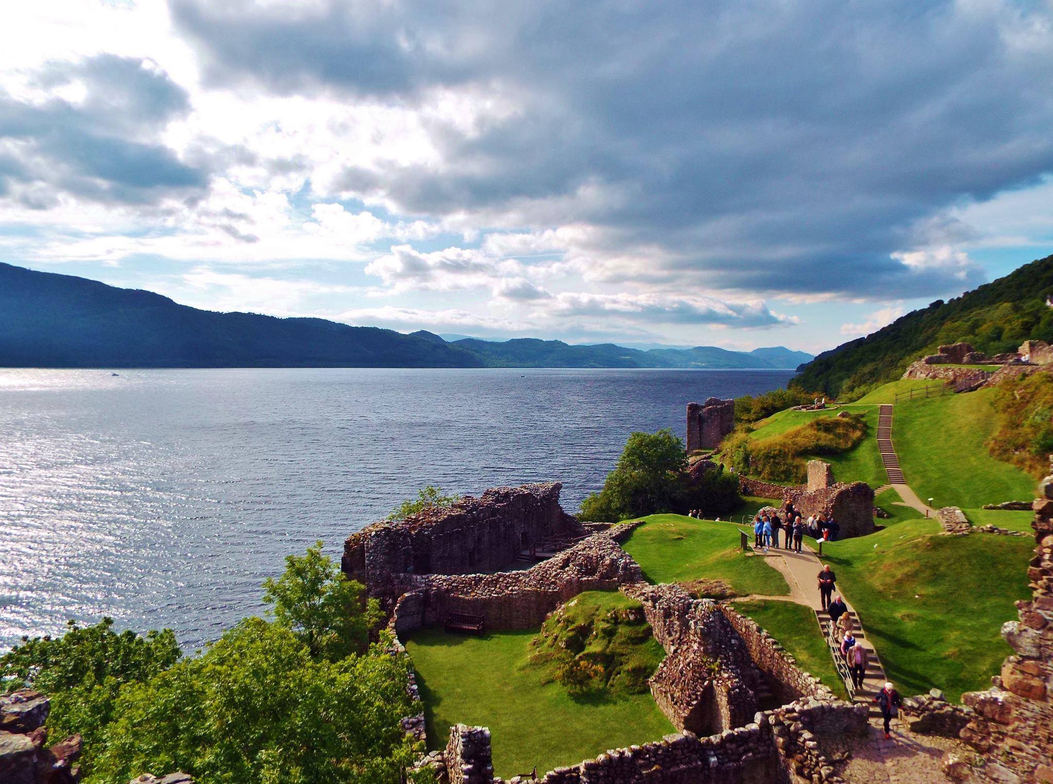 The beautiful Loch Ness in Scotland. Home to Nessie, the freshwater monster