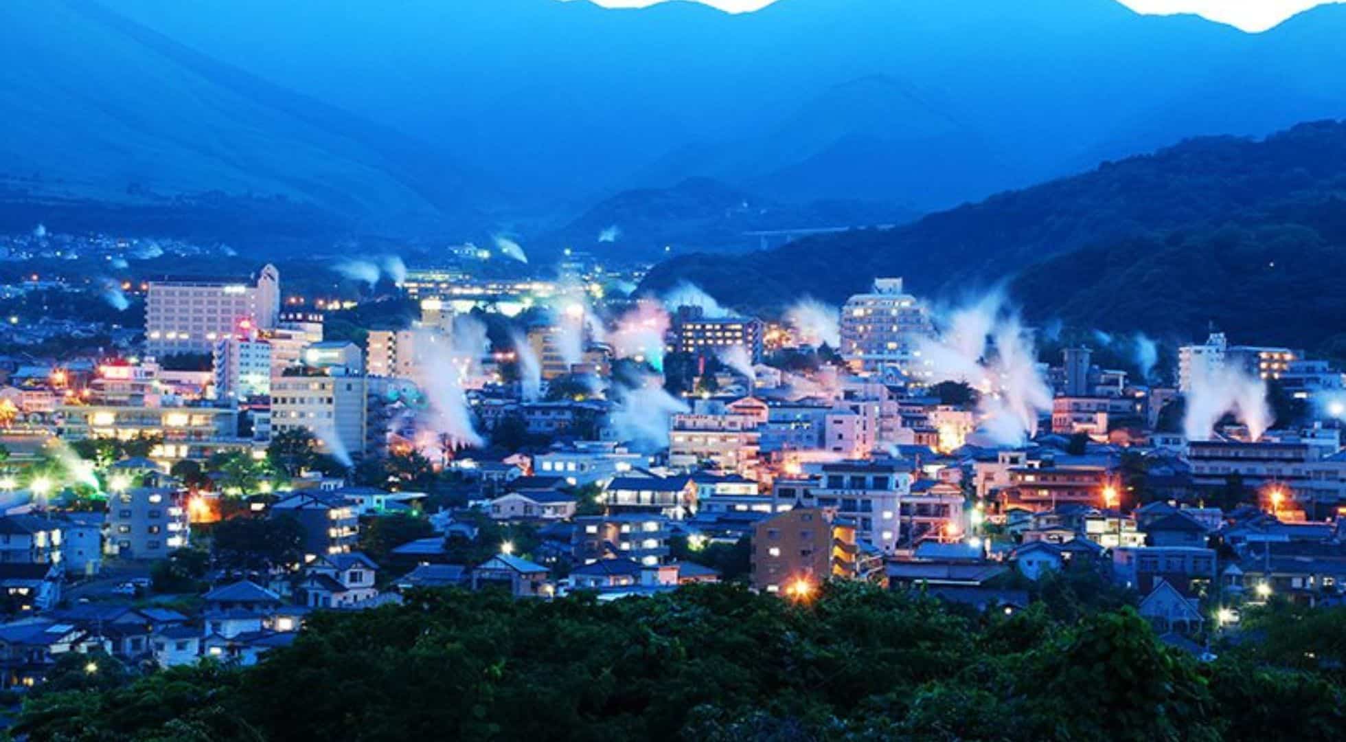 Beppu is a port that you can visit on a Tokyo cruise