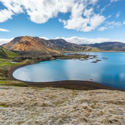 Lake landmannalaugar Iceland