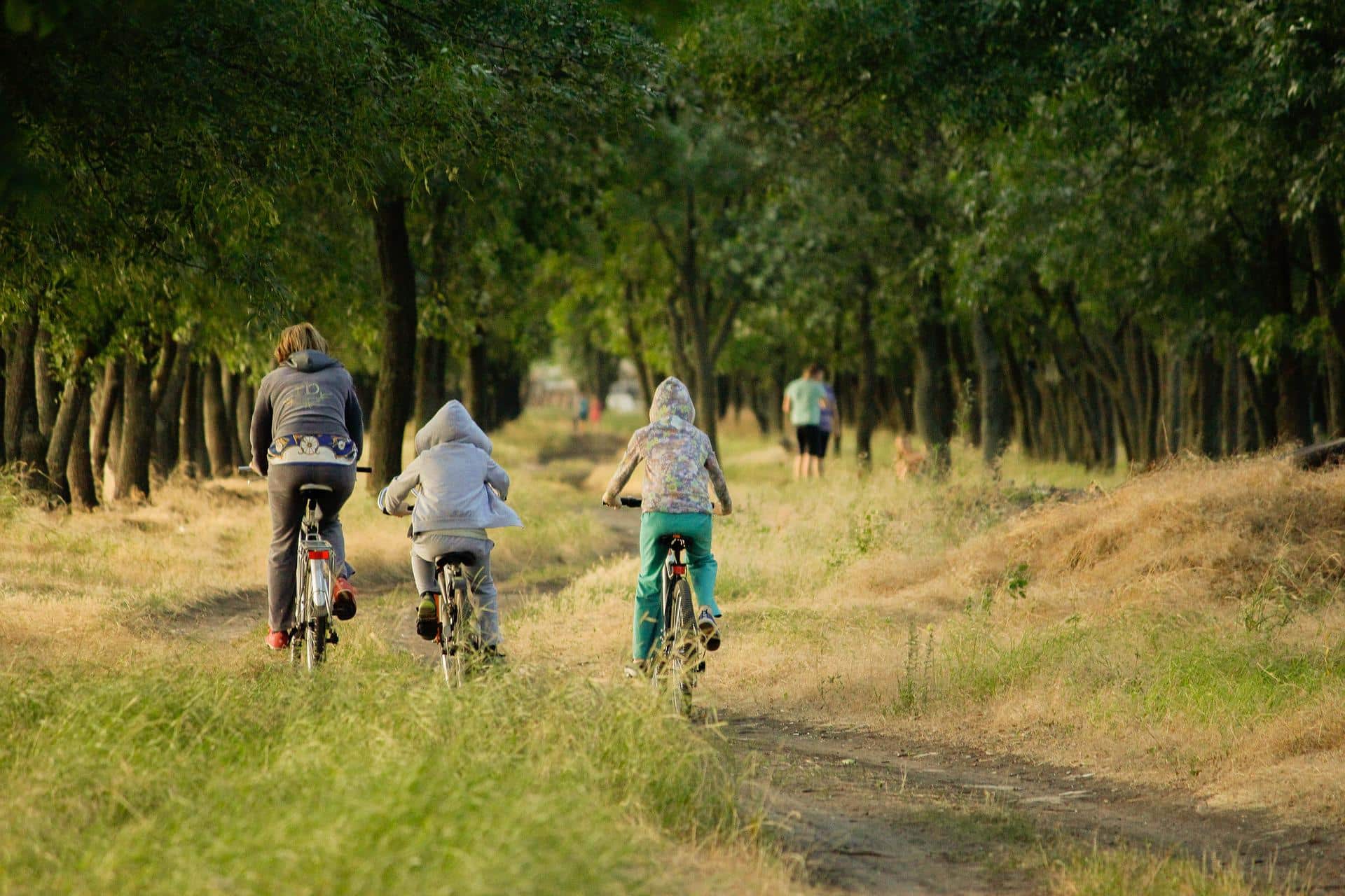 Biking family trip