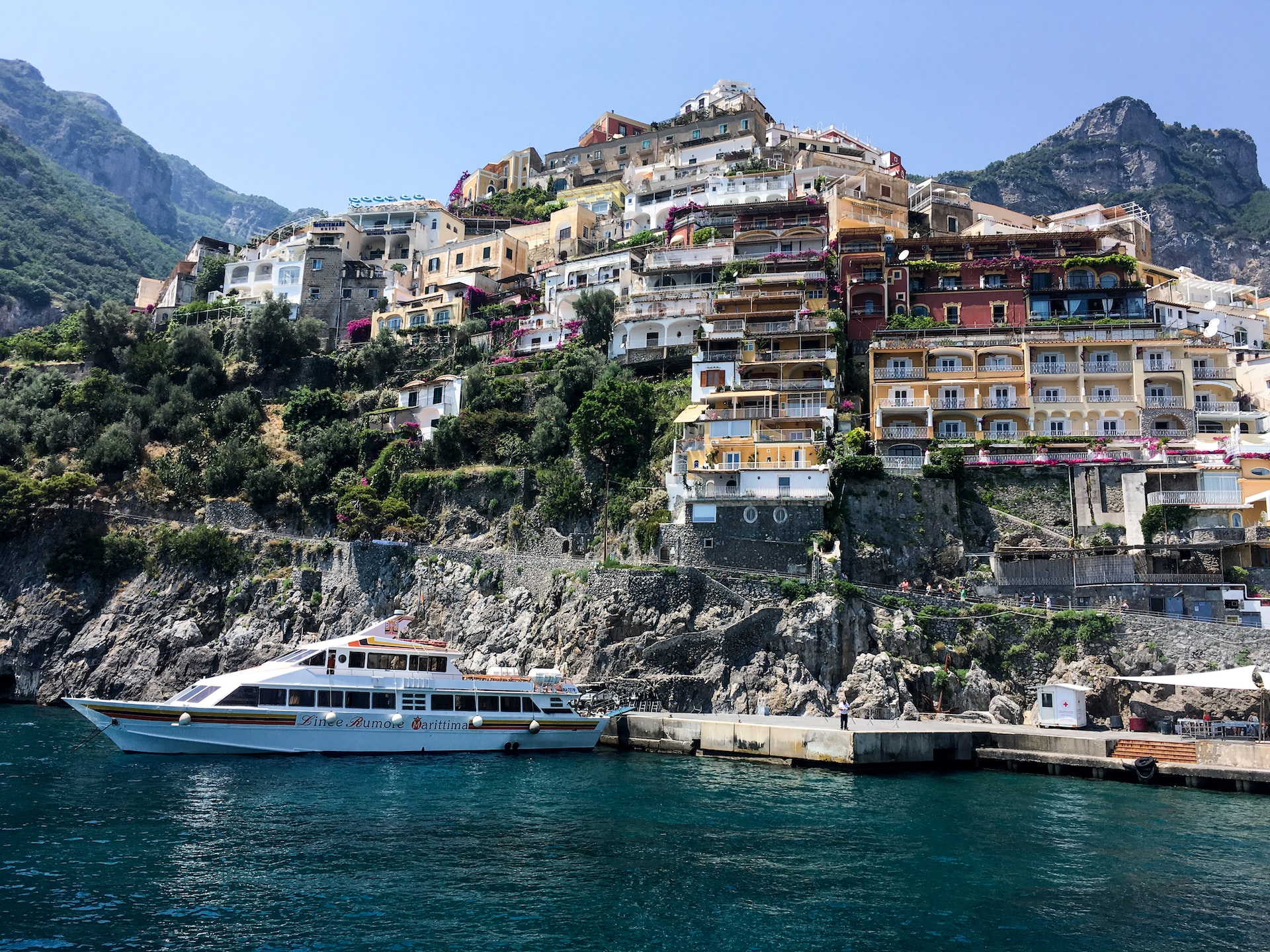 ferry to positano