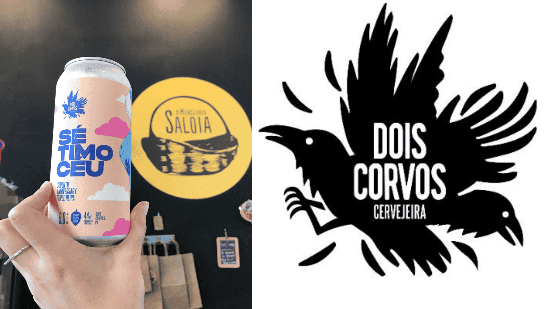 Dois Corvos beer Dois Corvos beer seven anniversary