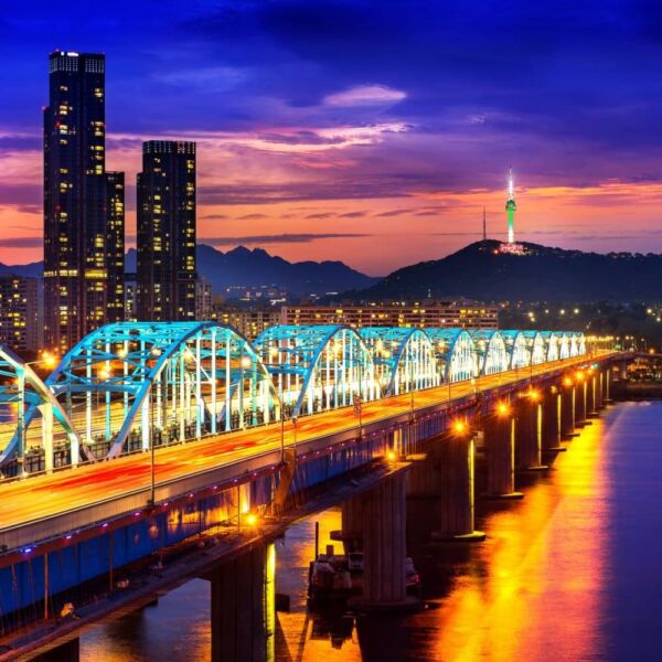 Dongjak Bridge Seoul South Korea