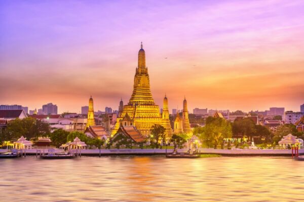 Thailand Bangkok Wat Arun Chao River