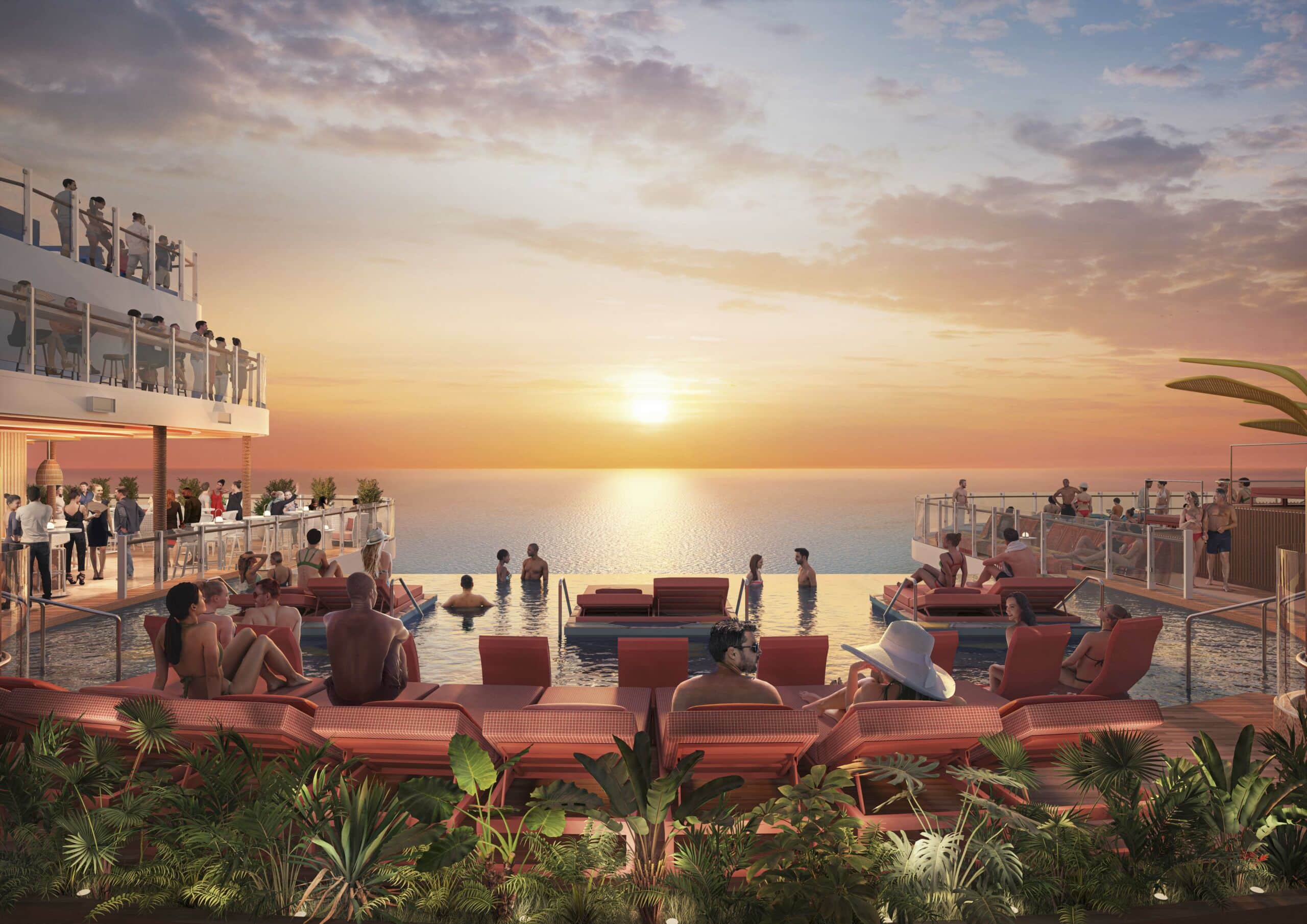 hideaway pool scaled cruise itineraries in 2023