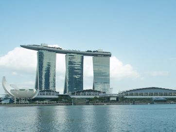 singapore skyline silhouette