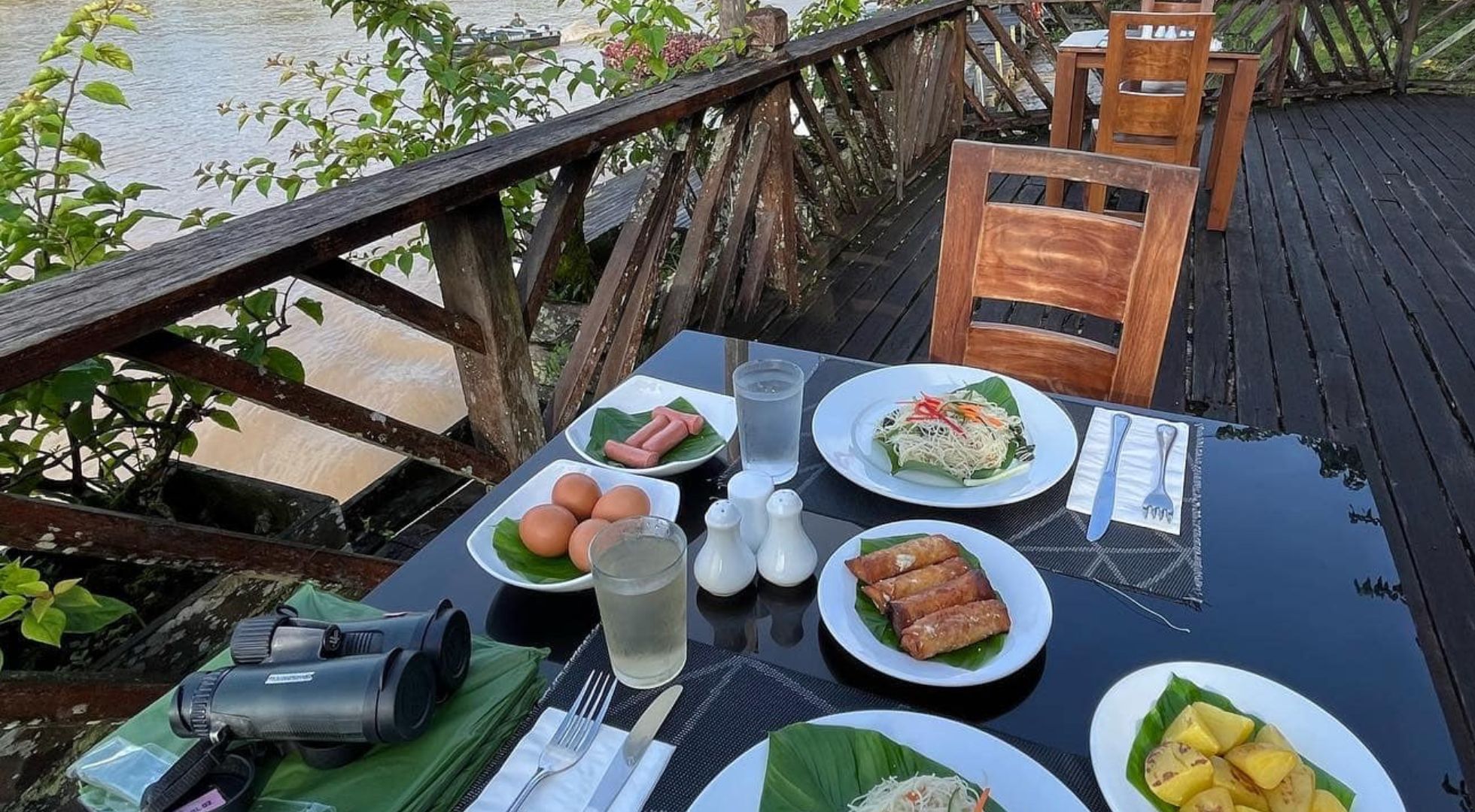 SukauRainforestLodgeBreakfast Eco-friendly accommodation tend to have great food
