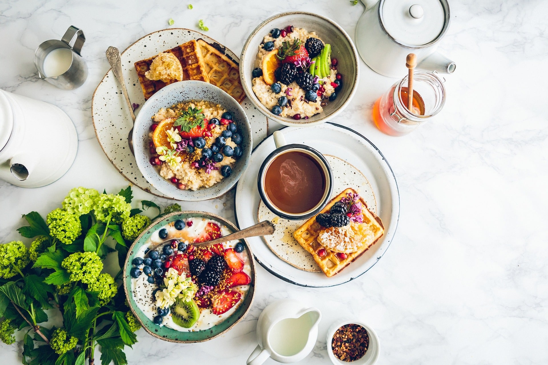Healthy hotel breakfasts