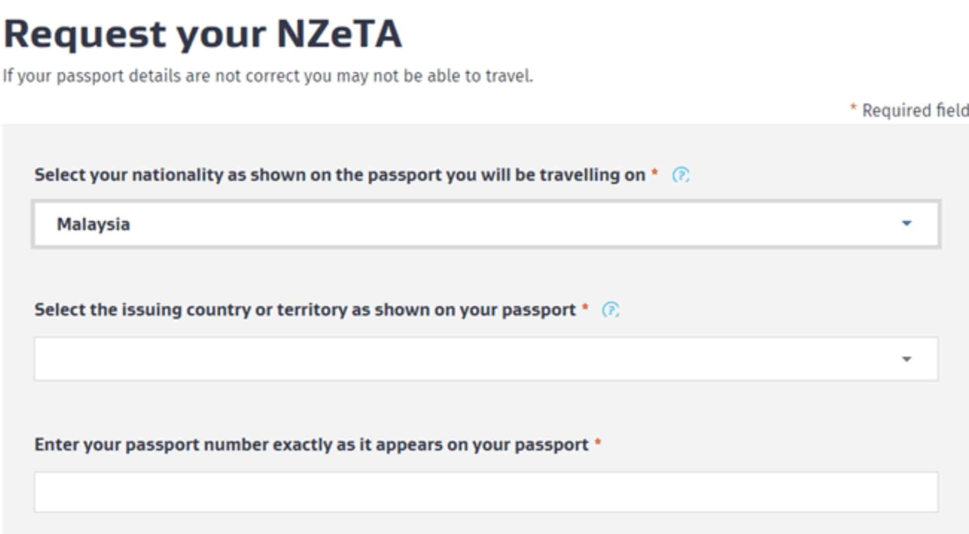 New Zealand ETA - New Zealand ETA application