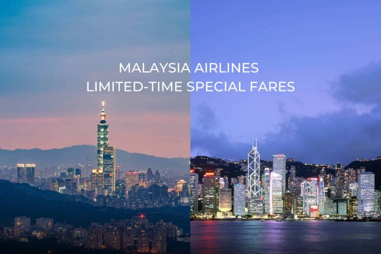 Malaysia Airlines, Taipei and Hong Kong