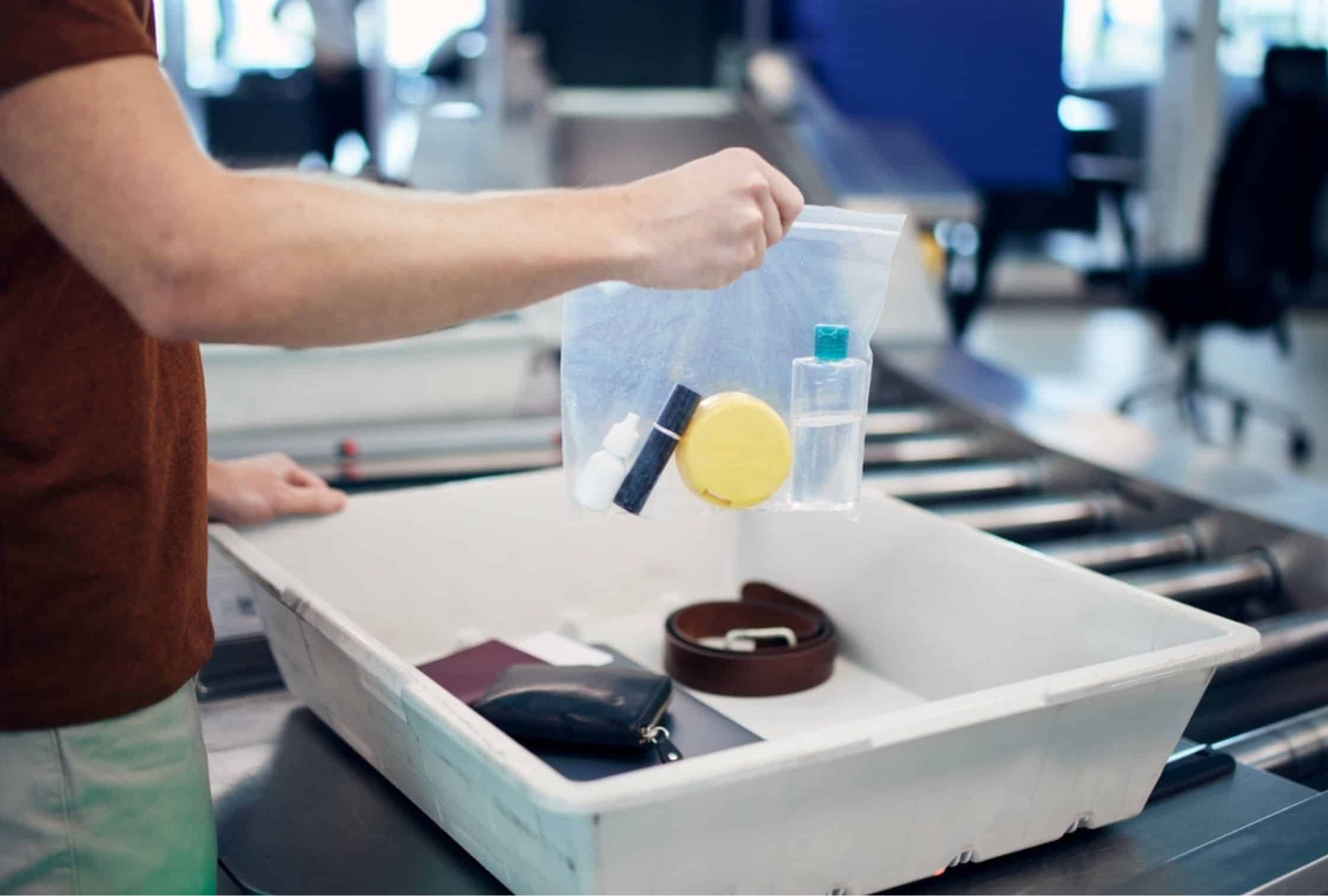 flyingtoilteries Everyday travel items that must comply with TSA 3-1-1 liquids rule include toothpaste, shampoo, conditioner, mouthwash and lotion.