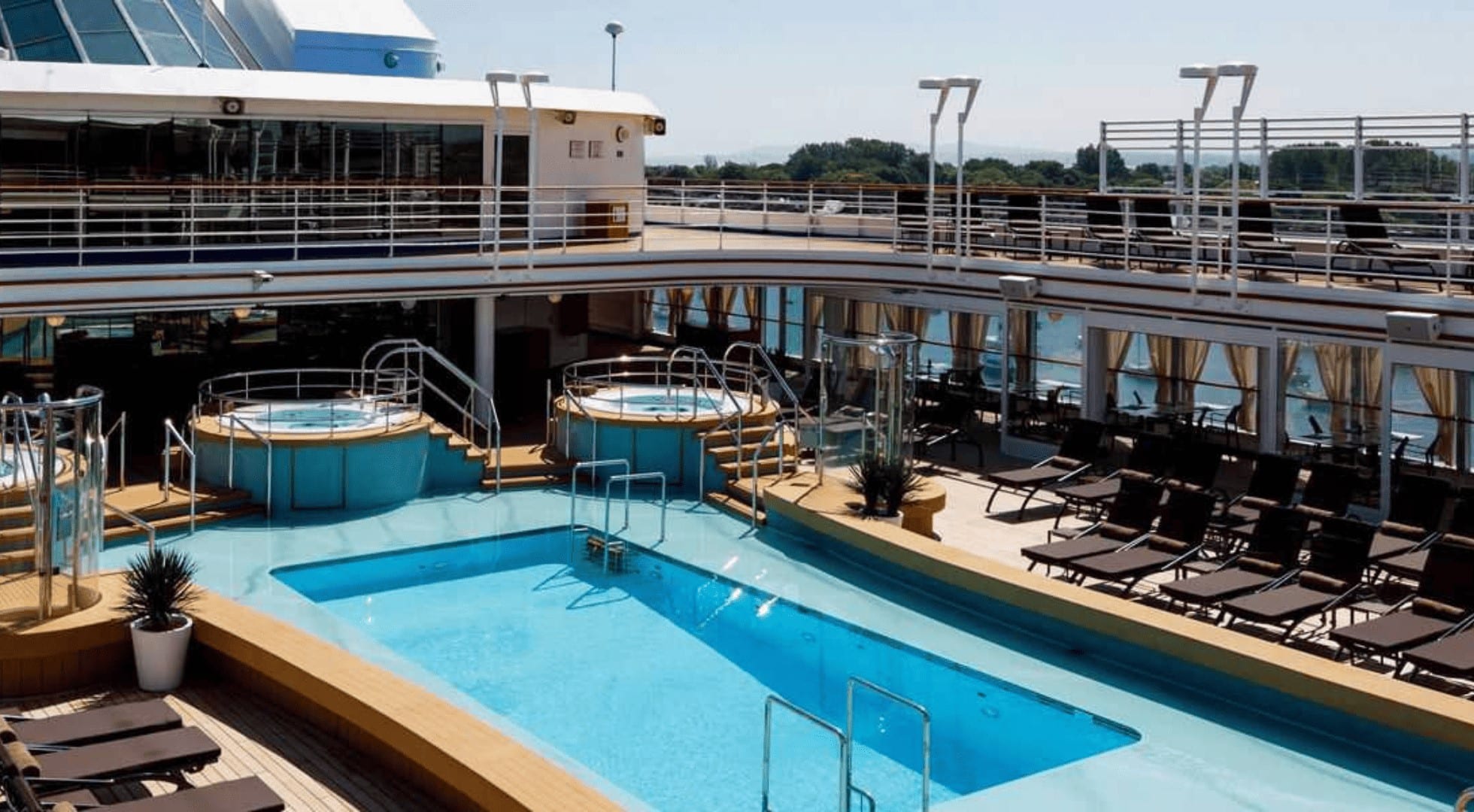 silversea cruise vacation - swimming pool