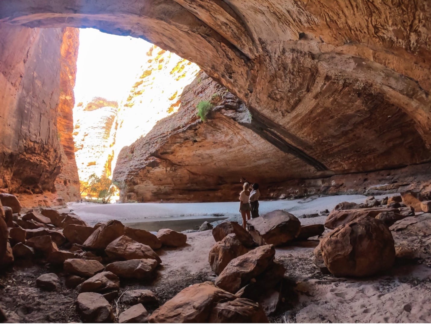 Cathedral Gorge Purnululu National Park. Photo credit Tourism Western Australia