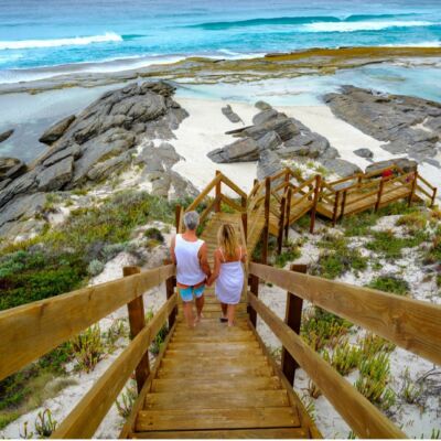 Eleven Mile Beach, along the Great Ocean Drive. Photo credit- Tourism Western Australia