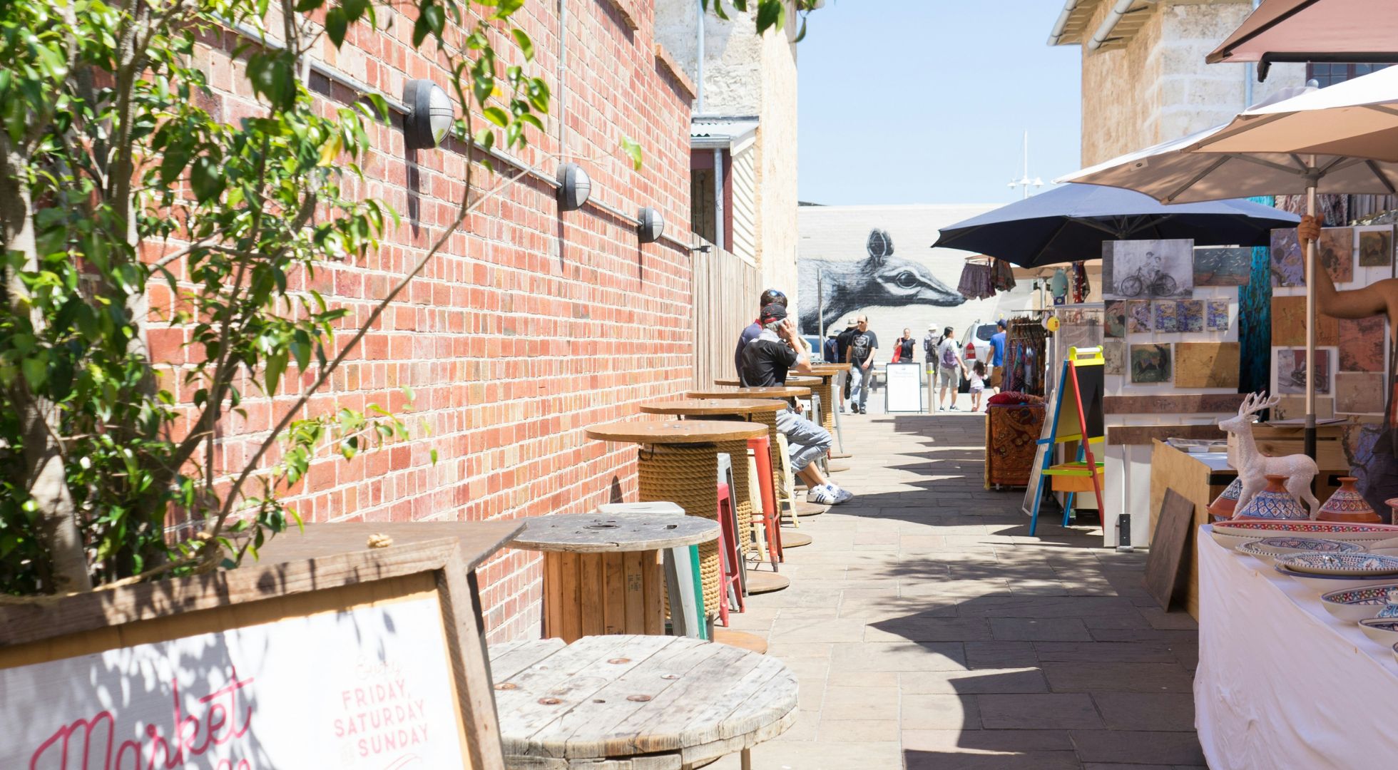 Image of Fremantle markets to show one of the places to visit on a Perth solo travel guide. 
