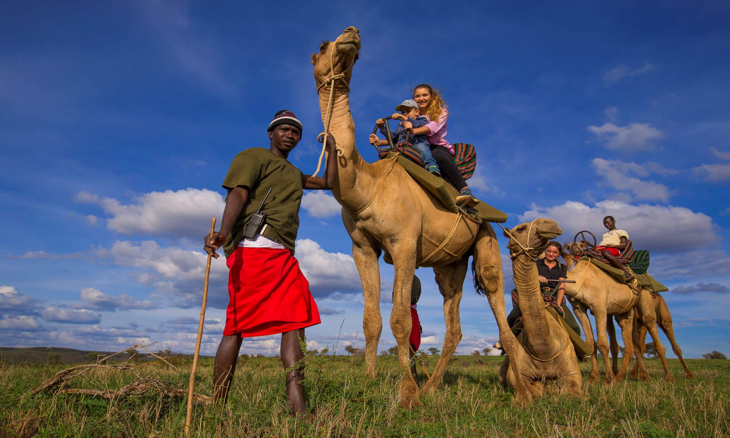 Loisaba activities camel trekking Mario Moreno