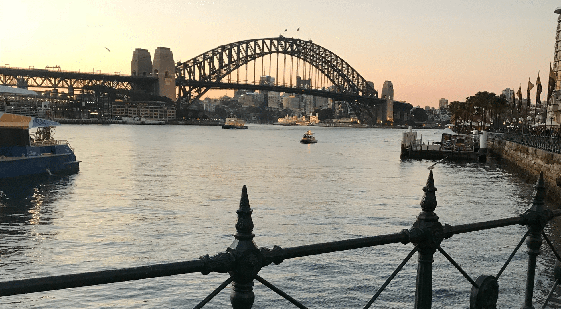 The finishing view of the Sydney Marathon as you race towards the Sydney Opera House
