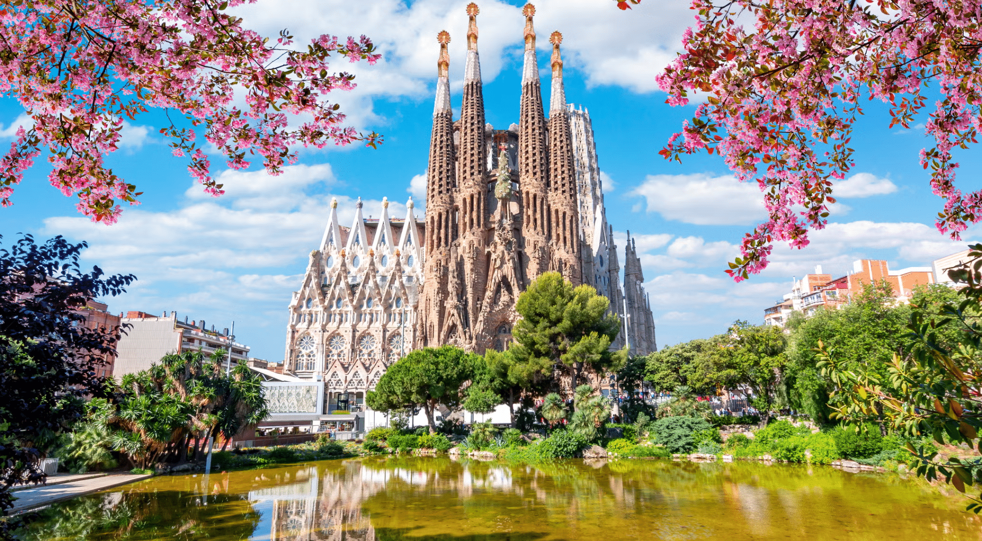 Europe in spring barcelona