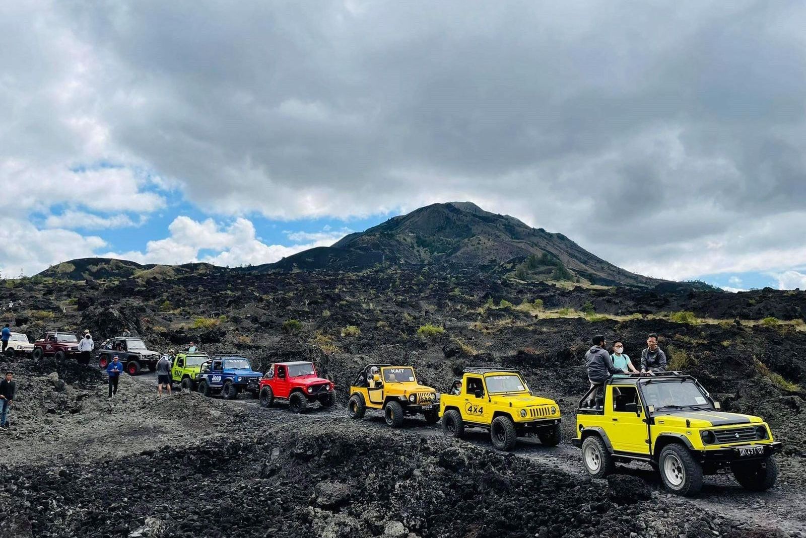 Kintamani Black Lava, Bali, Indonesia