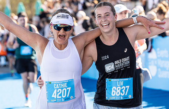 Gold Coast Marathon in shape