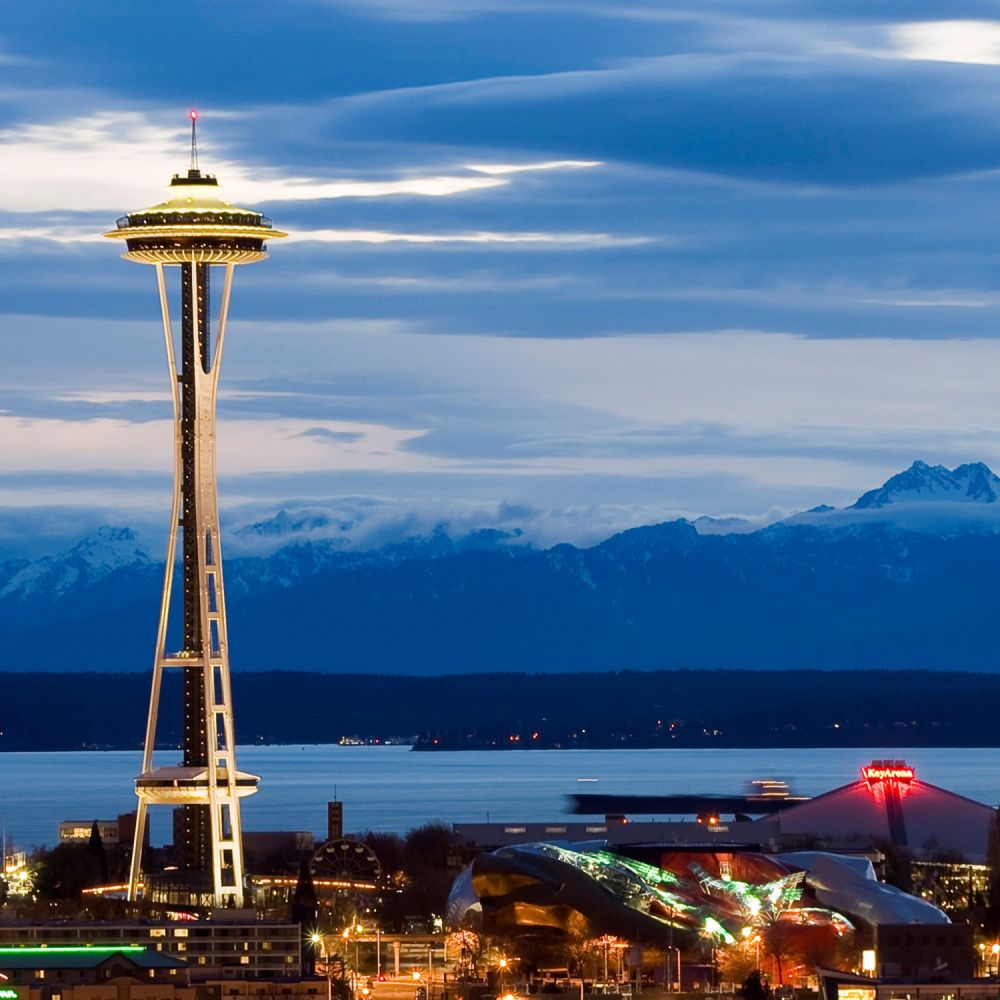 Seattle Skyline Square