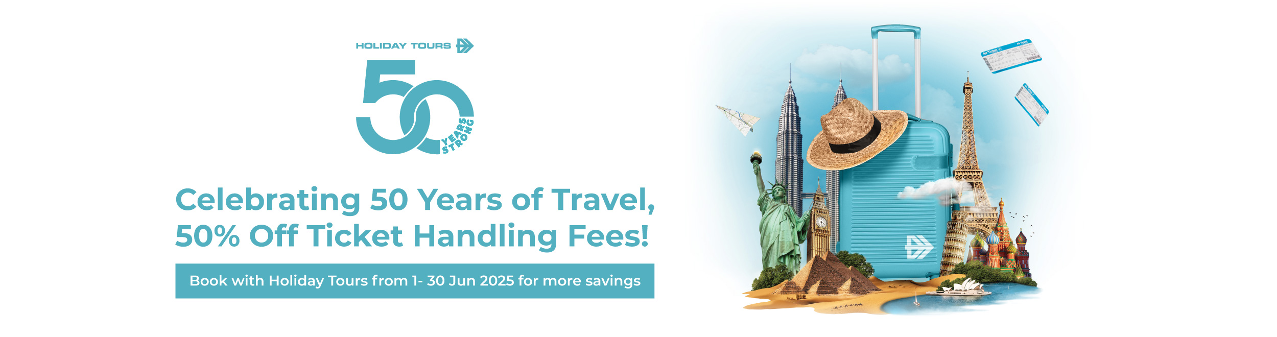 Holiday Tours 50th Anniversary, wholesales